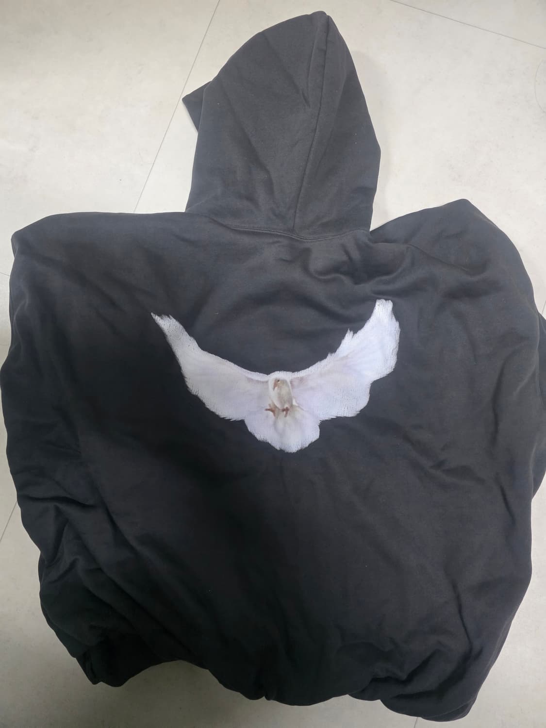 이지 갭 엔지니어드 바이 발렌시아가 도브 후드 블랙 L사이즈 상품이미지2