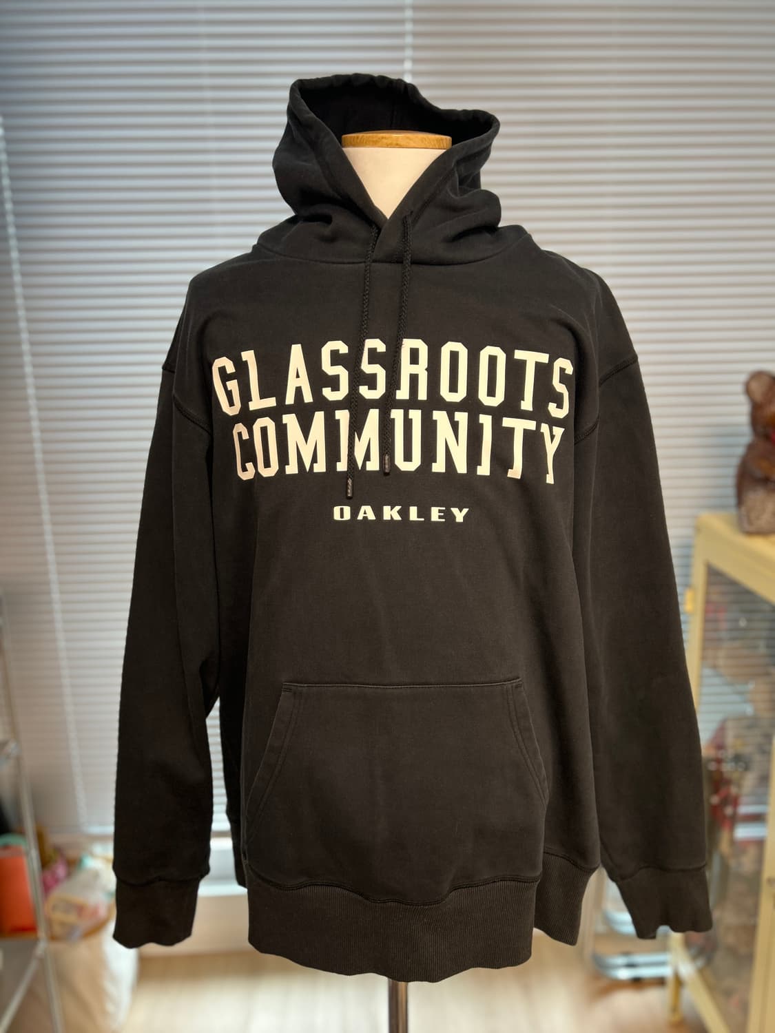 프라그먼트 x 오클리 블랙 레터링 후디 xl 상품이미지2