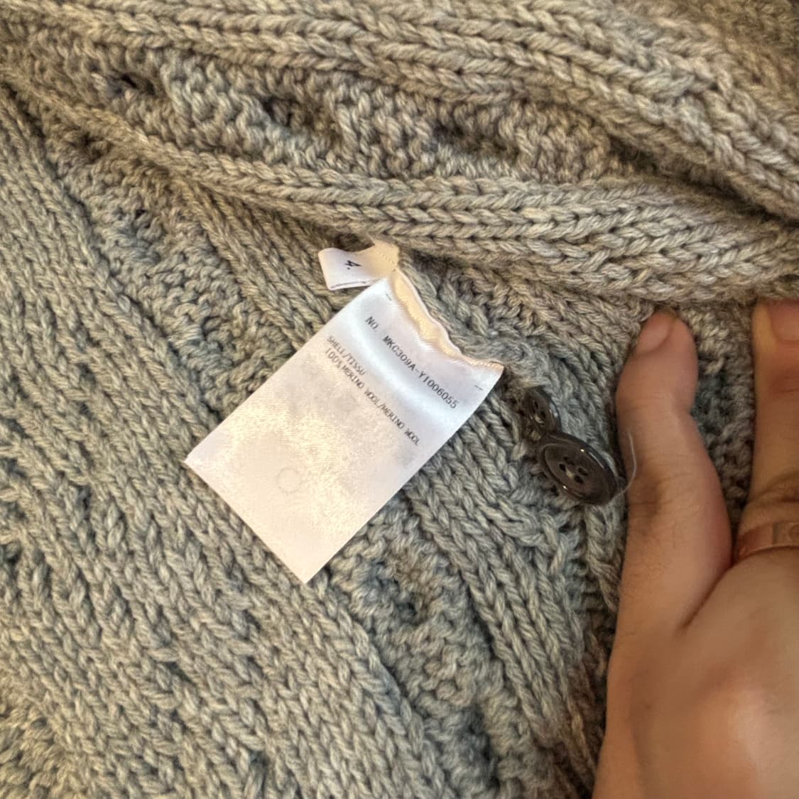 톰브라운 아란 케이블 니트 가디건 4사이즈 상품이미지8