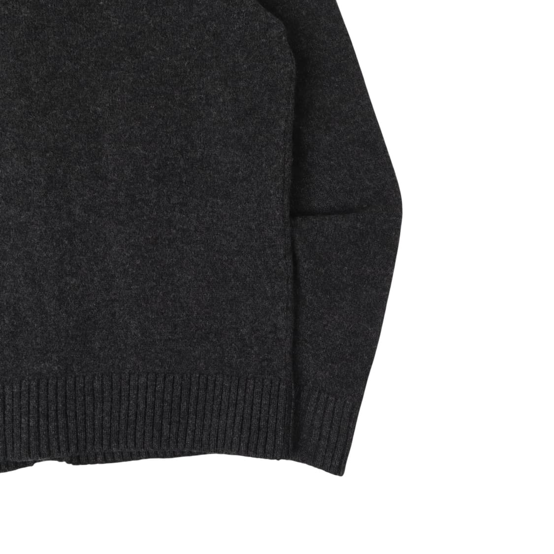 메종키츠네 챠콜 폭스패치 울 가디건 상품이미지6