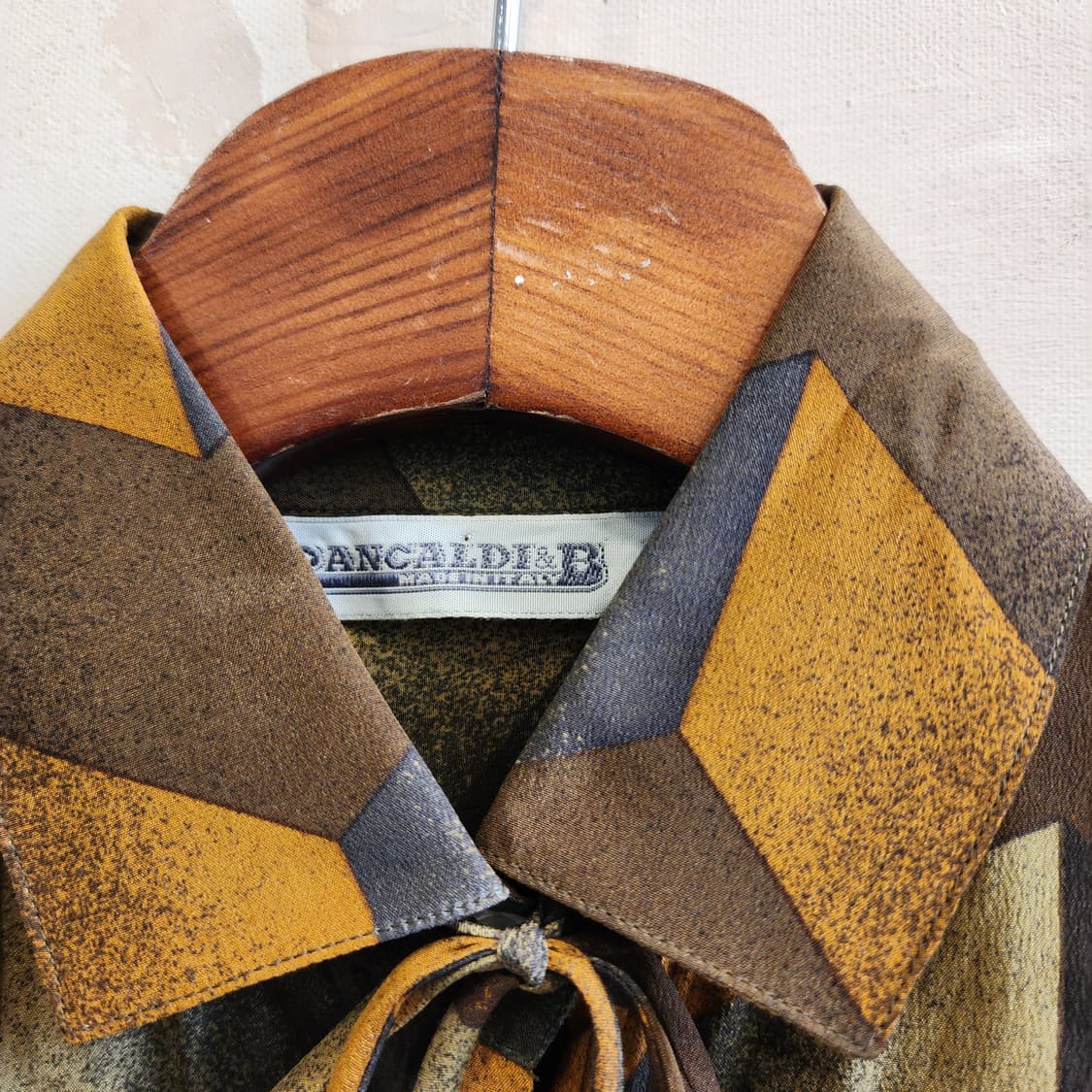 기하학 패턴 블라우스 상품이미지5