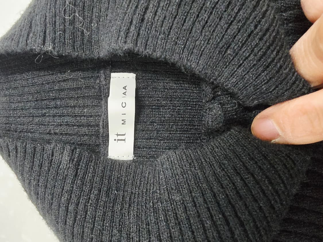 잇미샤 블랙 골지 반목 니트 66 상품이미지8