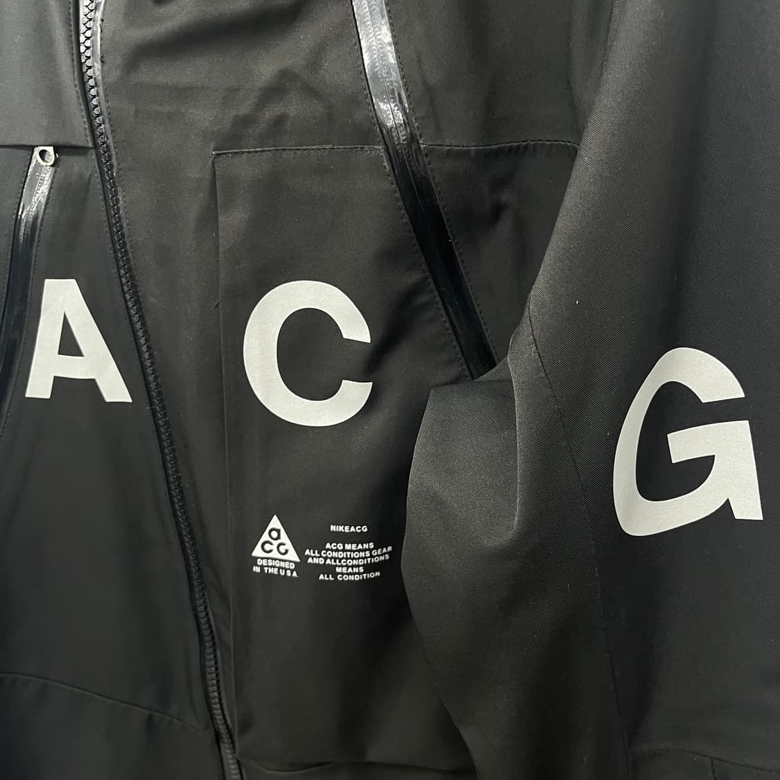 나이키 ACG 블랙 고어텍스 자켓 남/L 상품이미지4