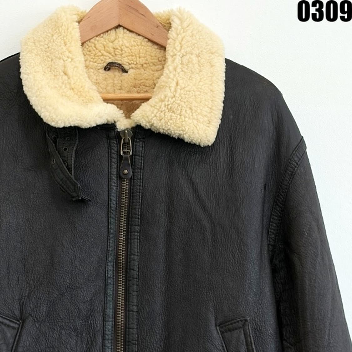 빈티지 B-3 무스탕 레더 자켓 L 0309  상품이미지2