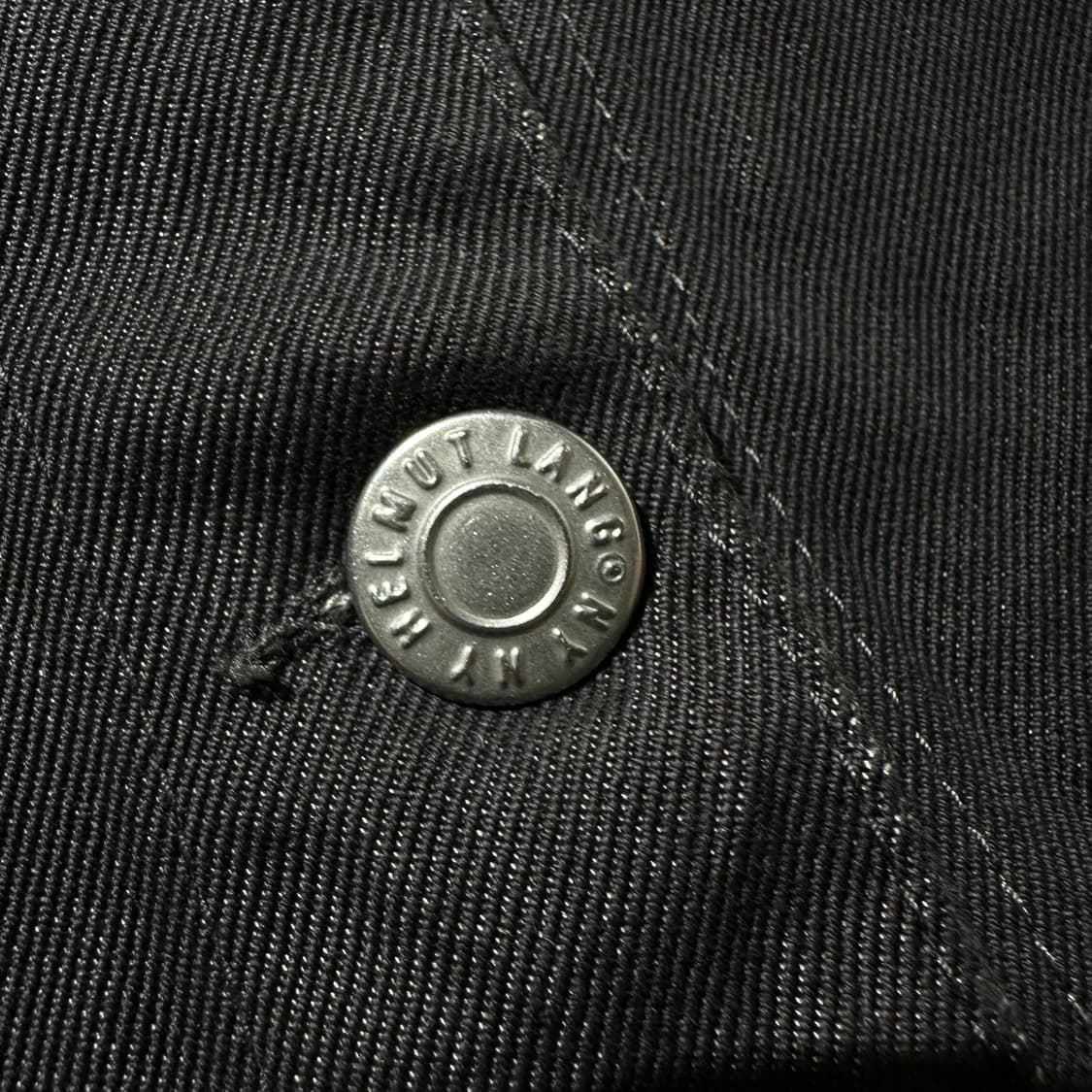 헬무트랭 2002ss 코튼 실크 코팅 데님 트러커 자켓 상품이미지5