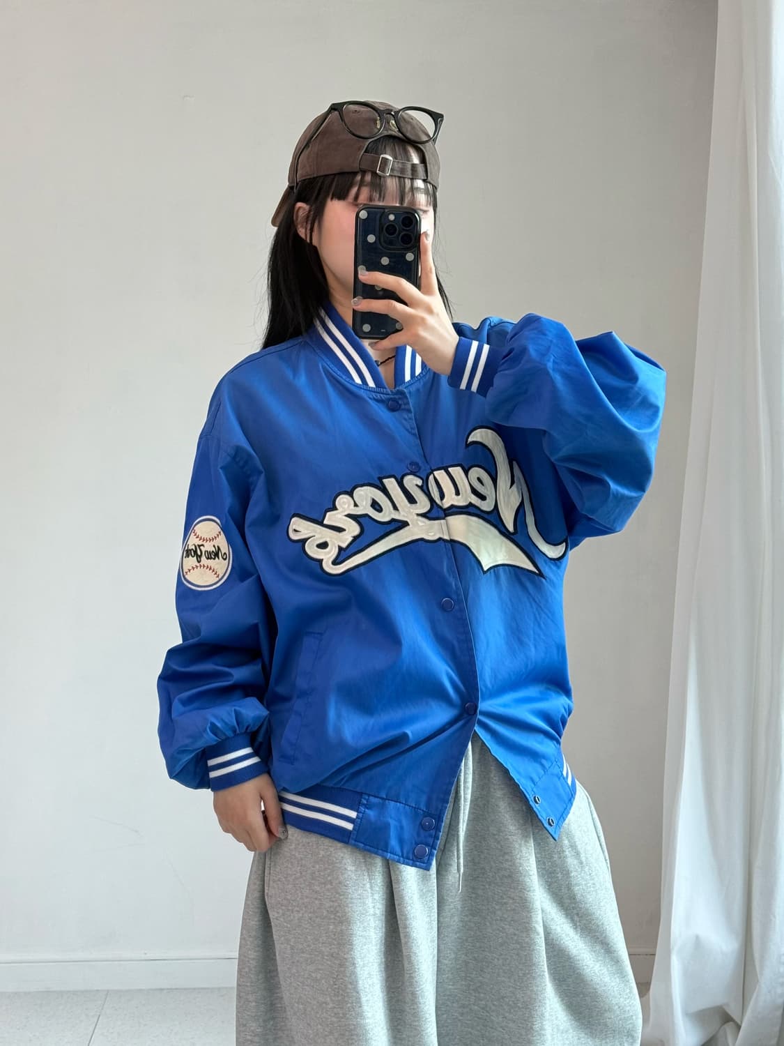 빈티지 뉴욕 바시티 자켓 상품이미지2