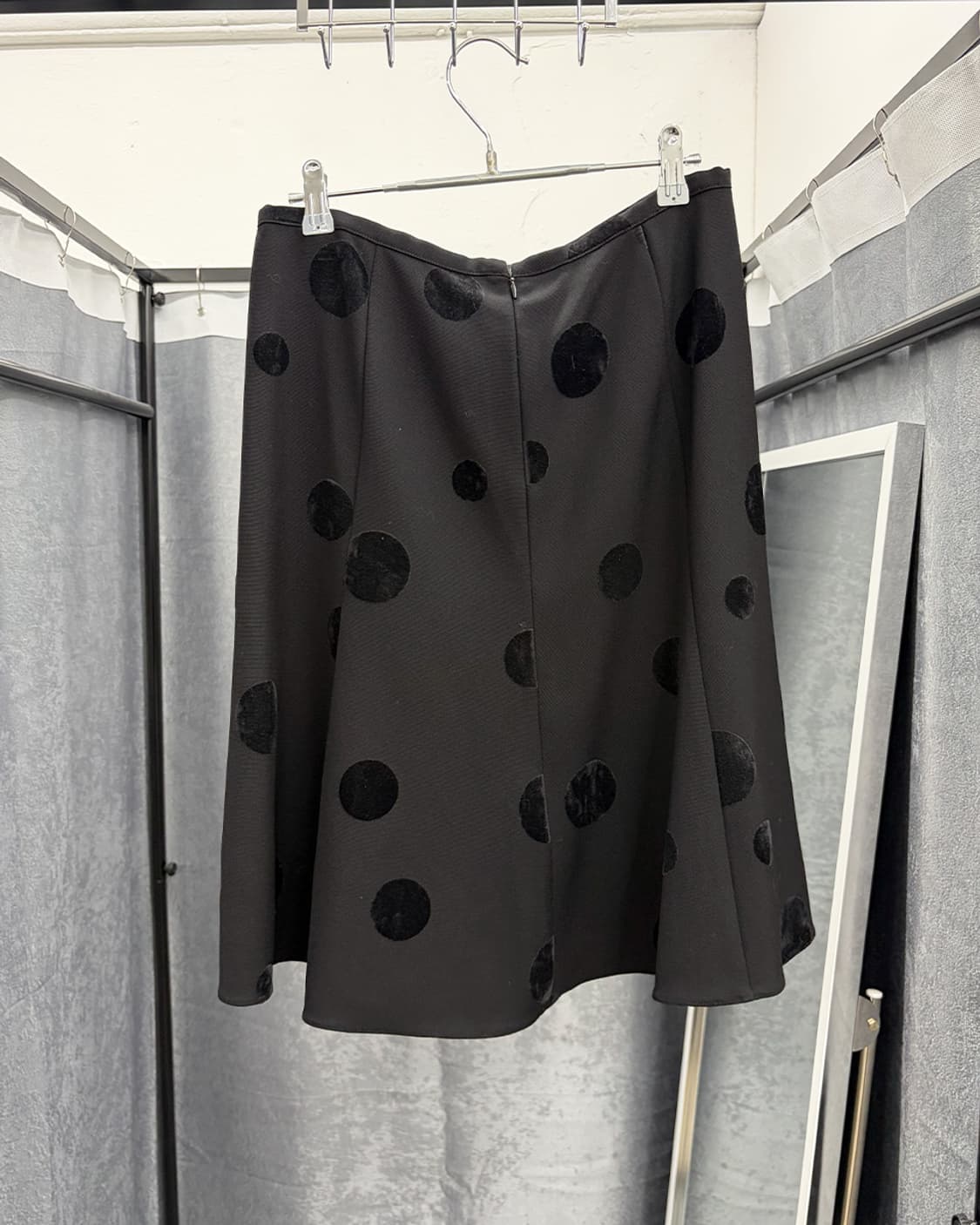 엠포리오 아르마니 2006F/W 도트 패턴 머메이드 스커트 상품이미지2