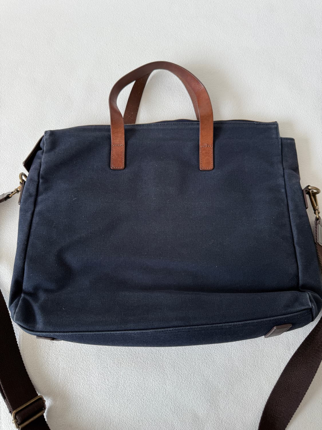 빈폴(Beanpole) 캔버스&레더 크로스 토트백 상품이미지6