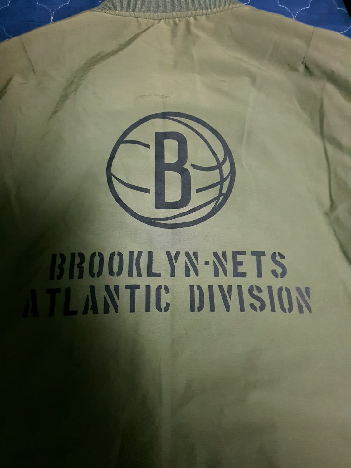 NBA 브루클린 네츠 항공점퍼 카키 (L) 상품이미지5