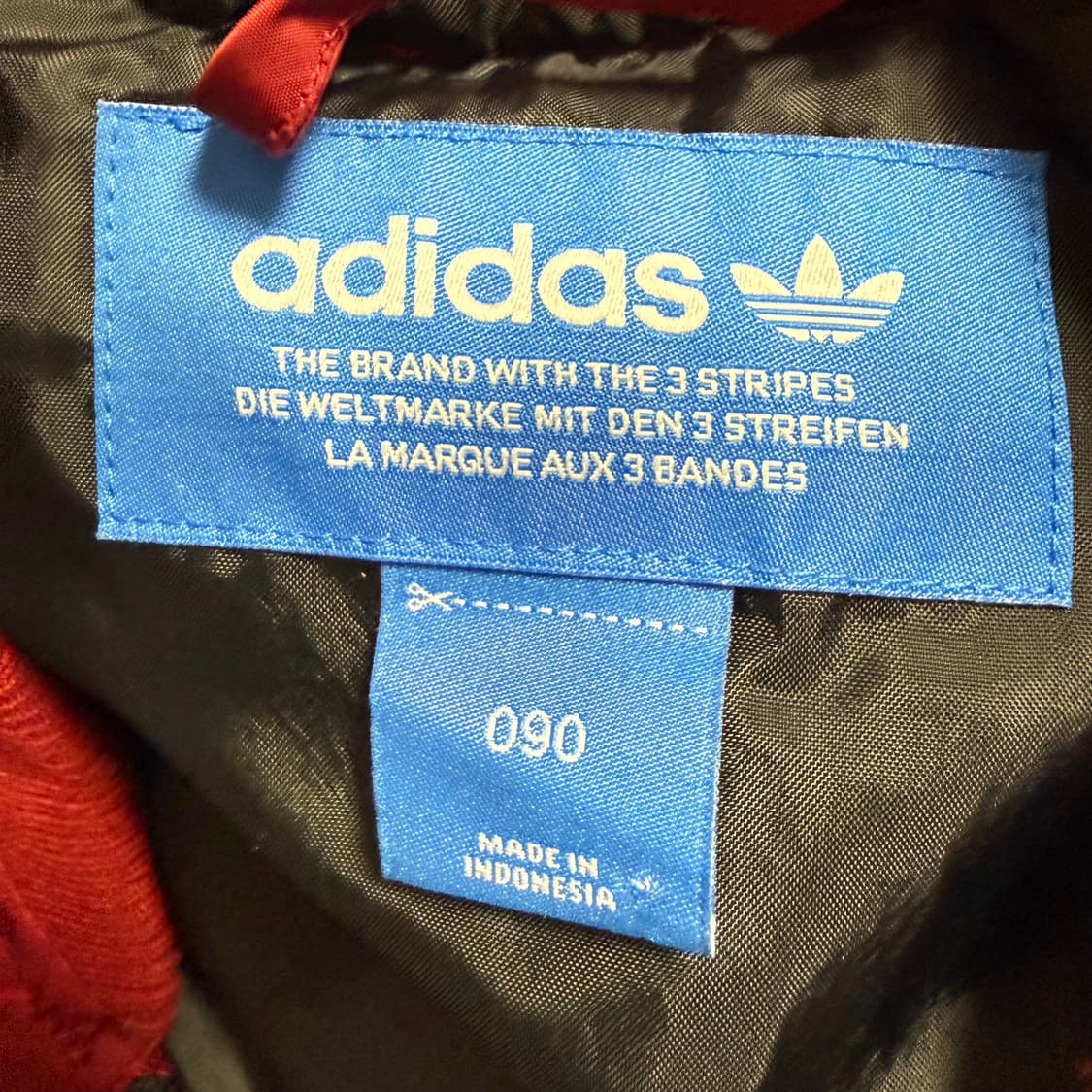 아디다스 파이어버드 봄버자켓 버건디 90 상품이미지3