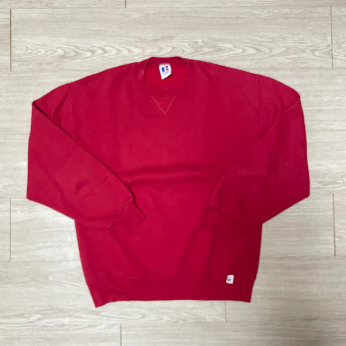 [L] 90s 러셀 스웻 버건디 상품이미지1