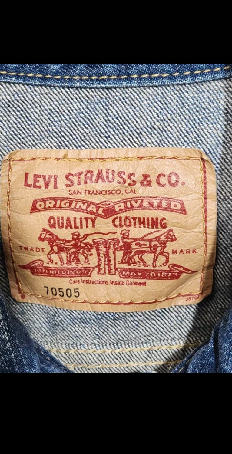 (L) 리바이스 청자켓 레드탭 데님자켓 빈티지  상품이미지3
