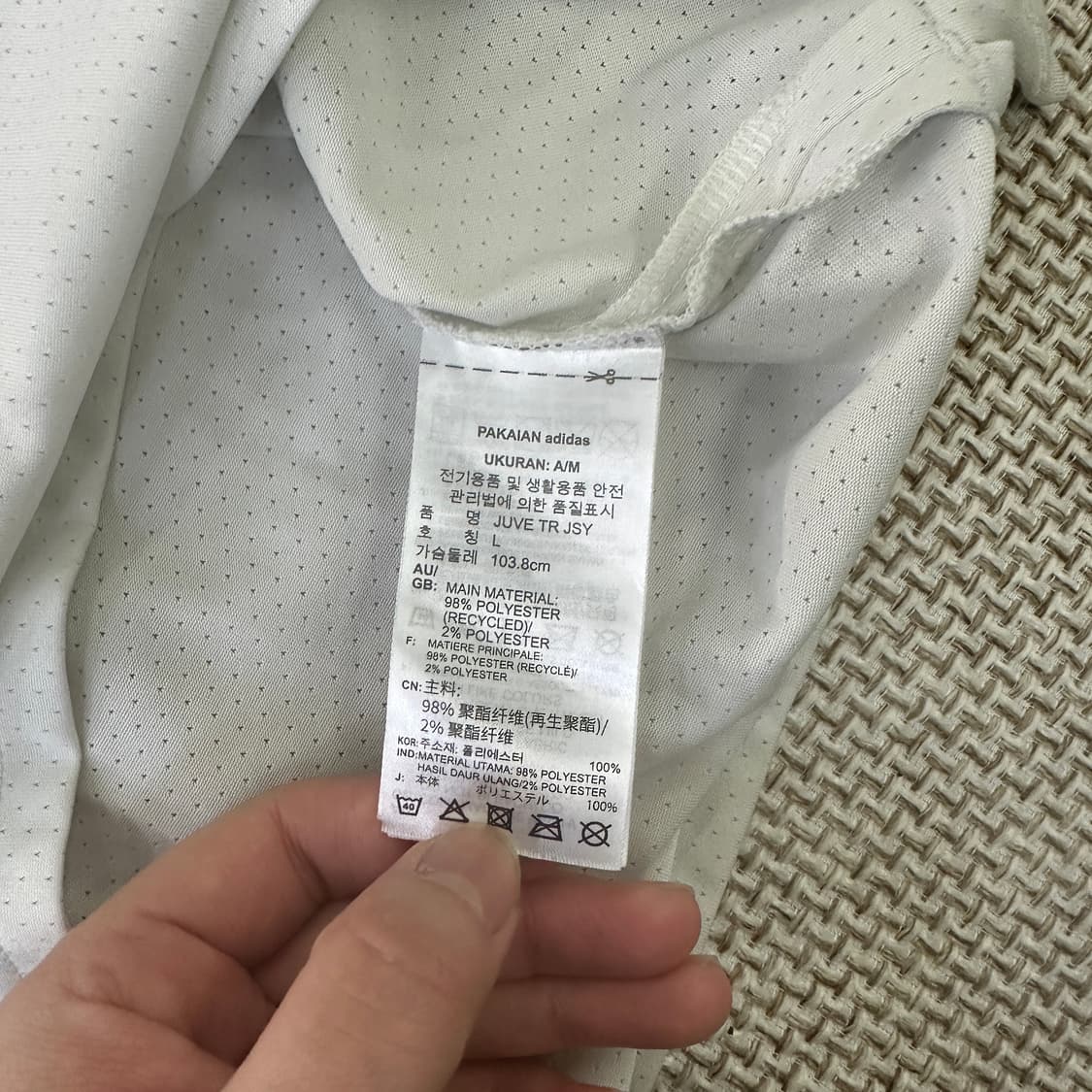 L 아디다스 유벤투스 트레이닝 반팔0326D 상품이미지4