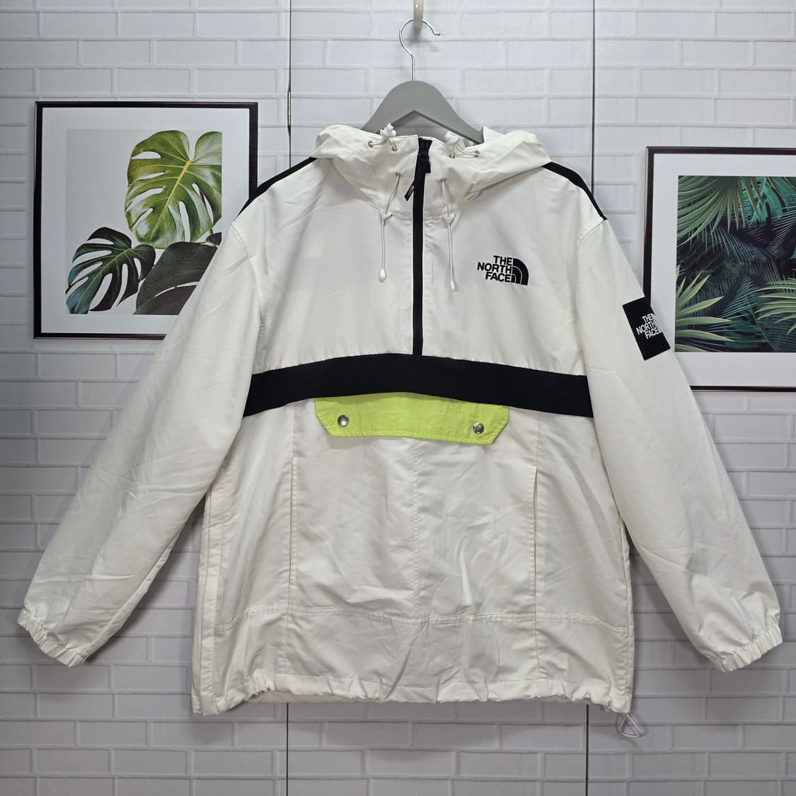 노스페이스 화이트라벨 에버든 아노락 후드 반집업 바람막이 자켓 95사이즈 상품이미지1