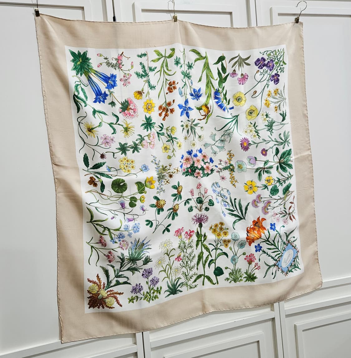 (구찌) 플로라빈티지 실크 스카프 상품이미지2