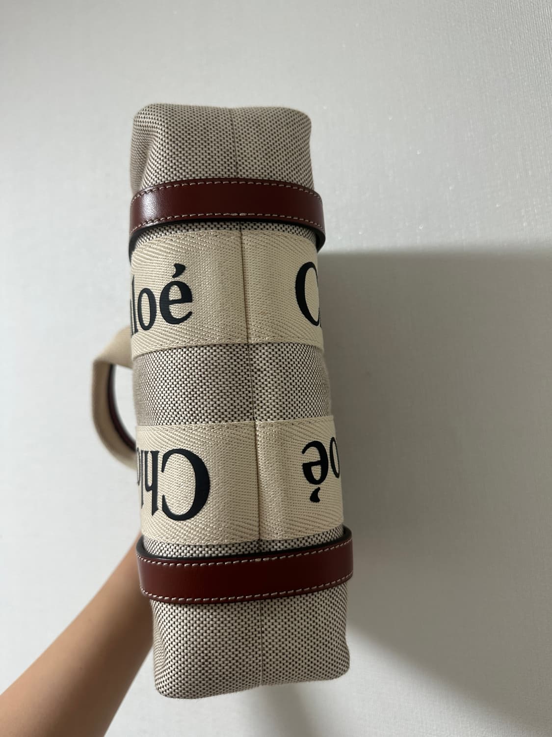 끌로에 우디백 스몰 토트백 크로스백  상품이미지4