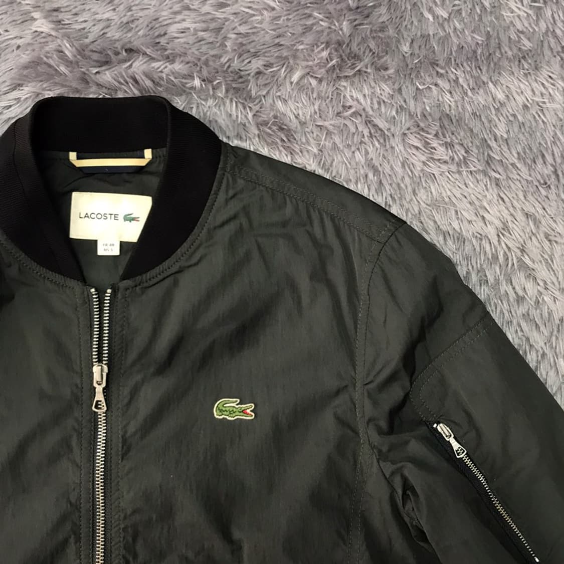 [[M, A급] 라코스테(LACOSTE) 우븐 블루종/바람막이#312 상품이미지4