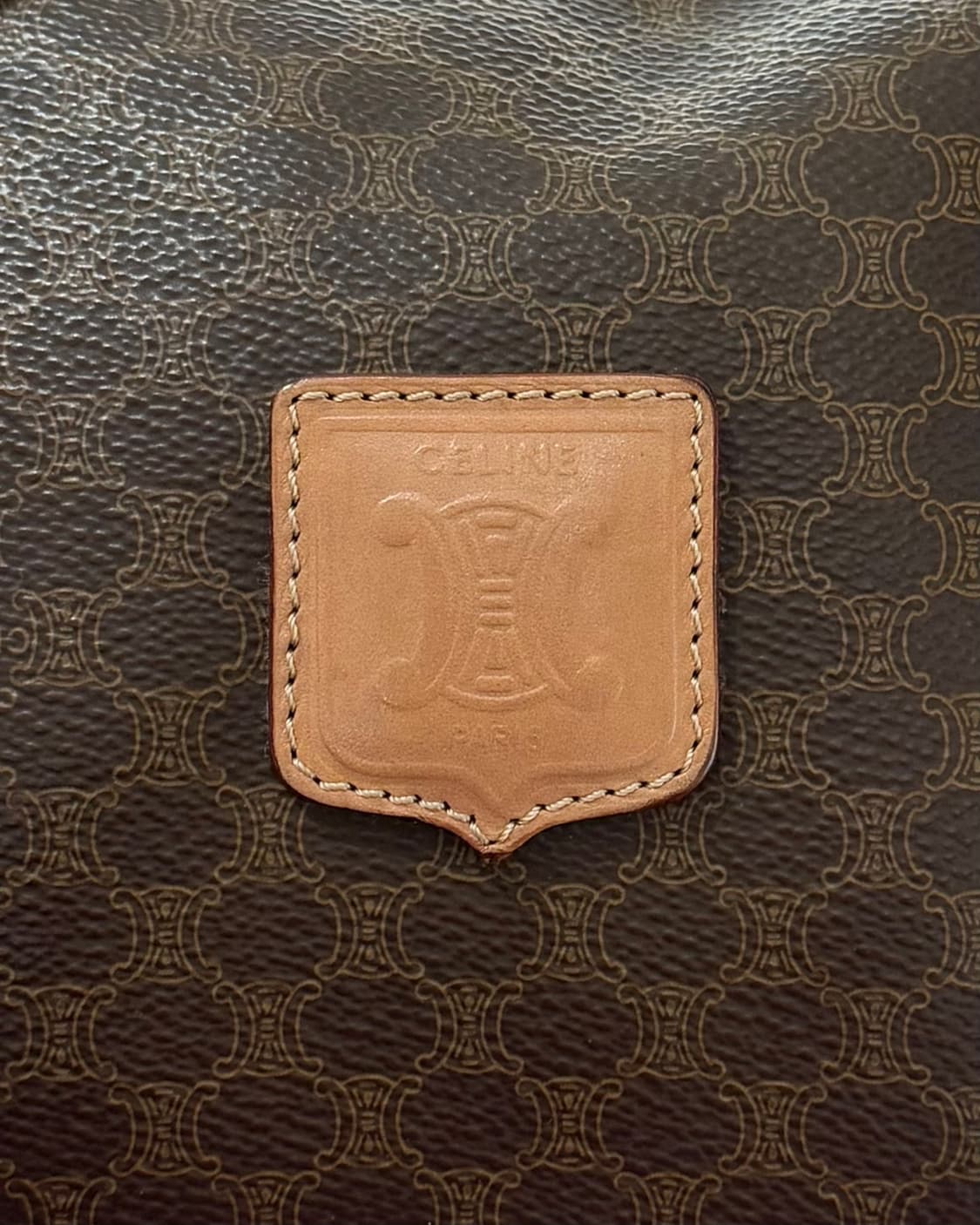 셀린느 브라운 마카담 코팅 캔버스 보스턴백 상품이미지7