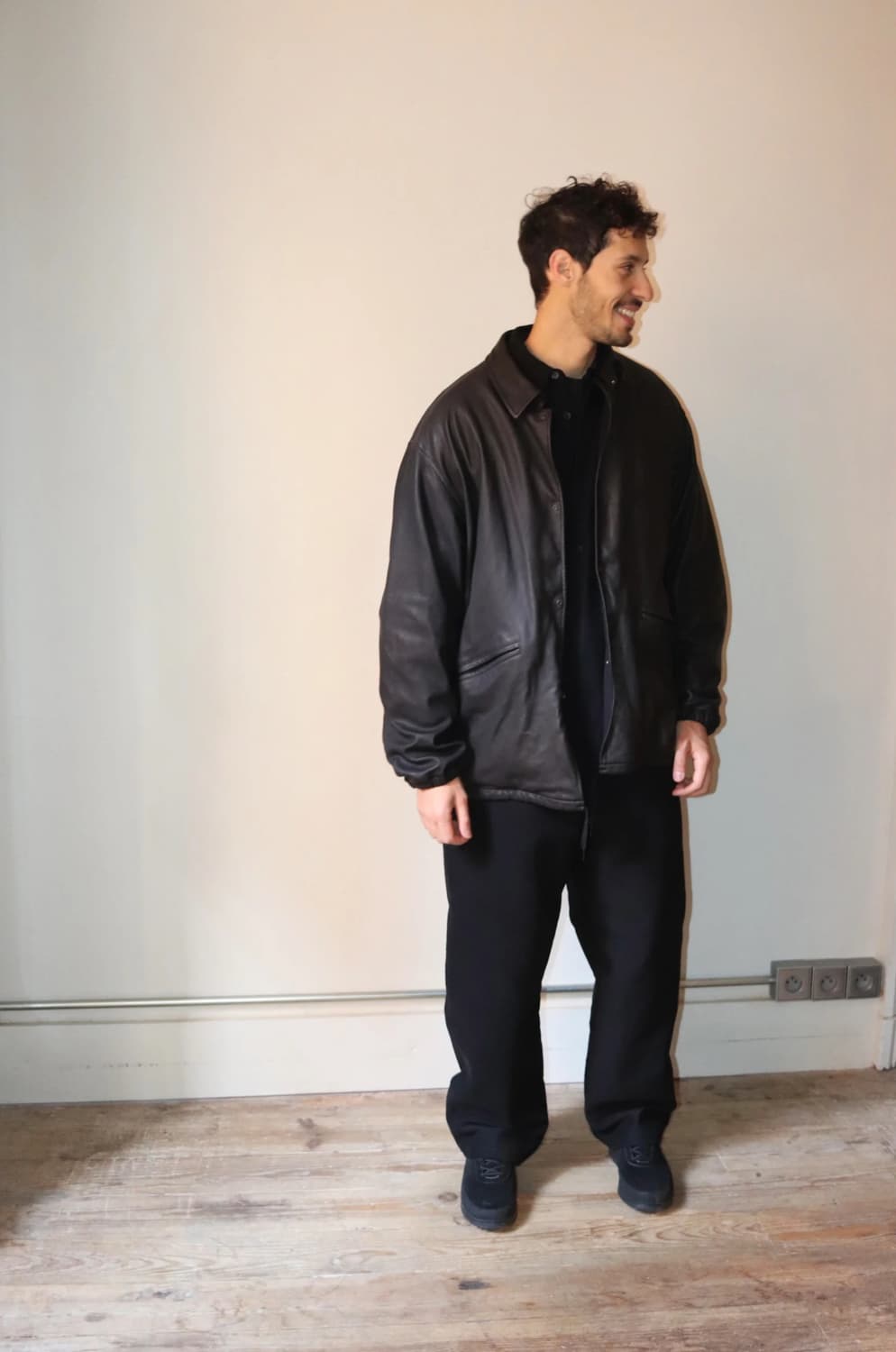 24aw 양가죽 코치자켓 상품이미지7