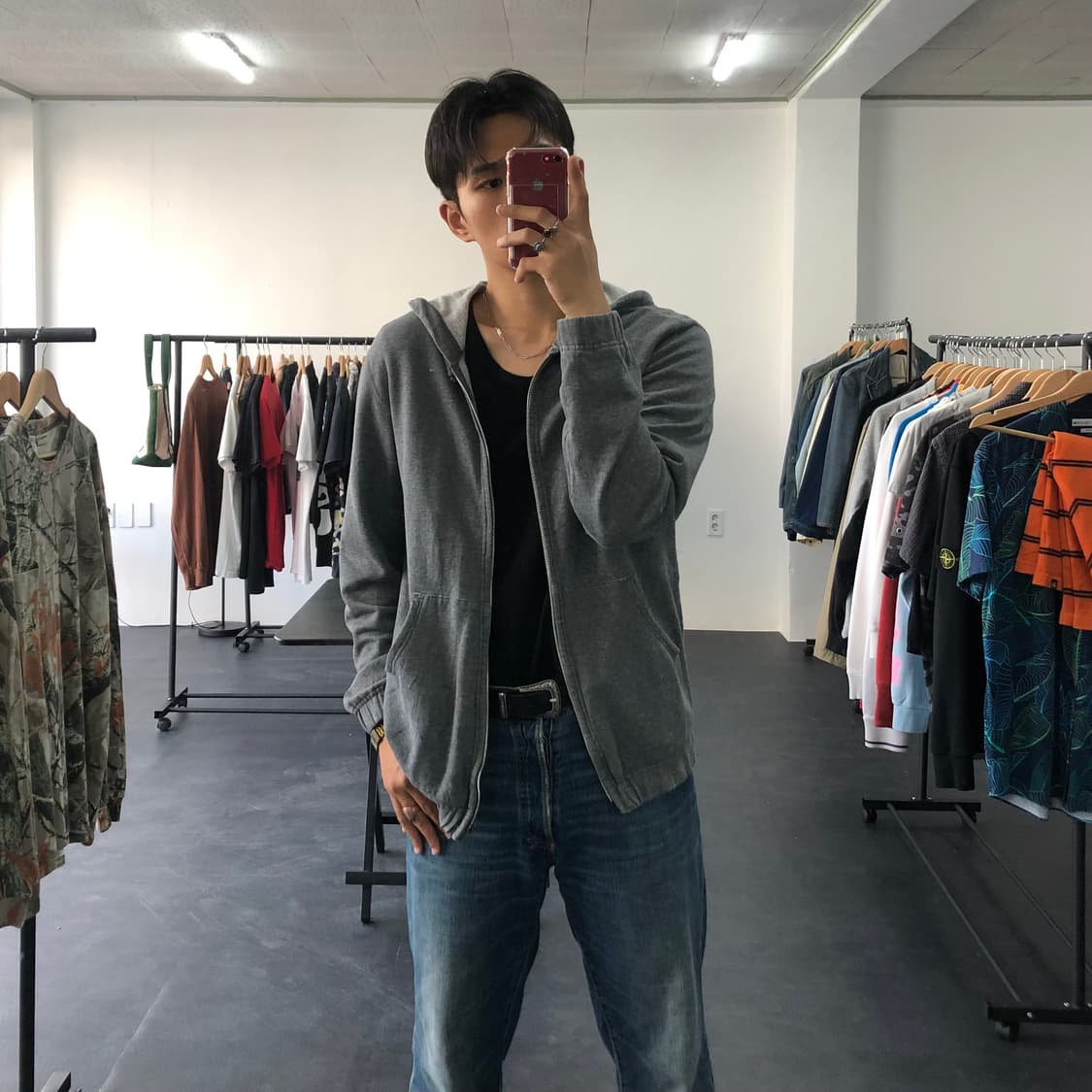 요지야마모토 후드집업 상품이미지3