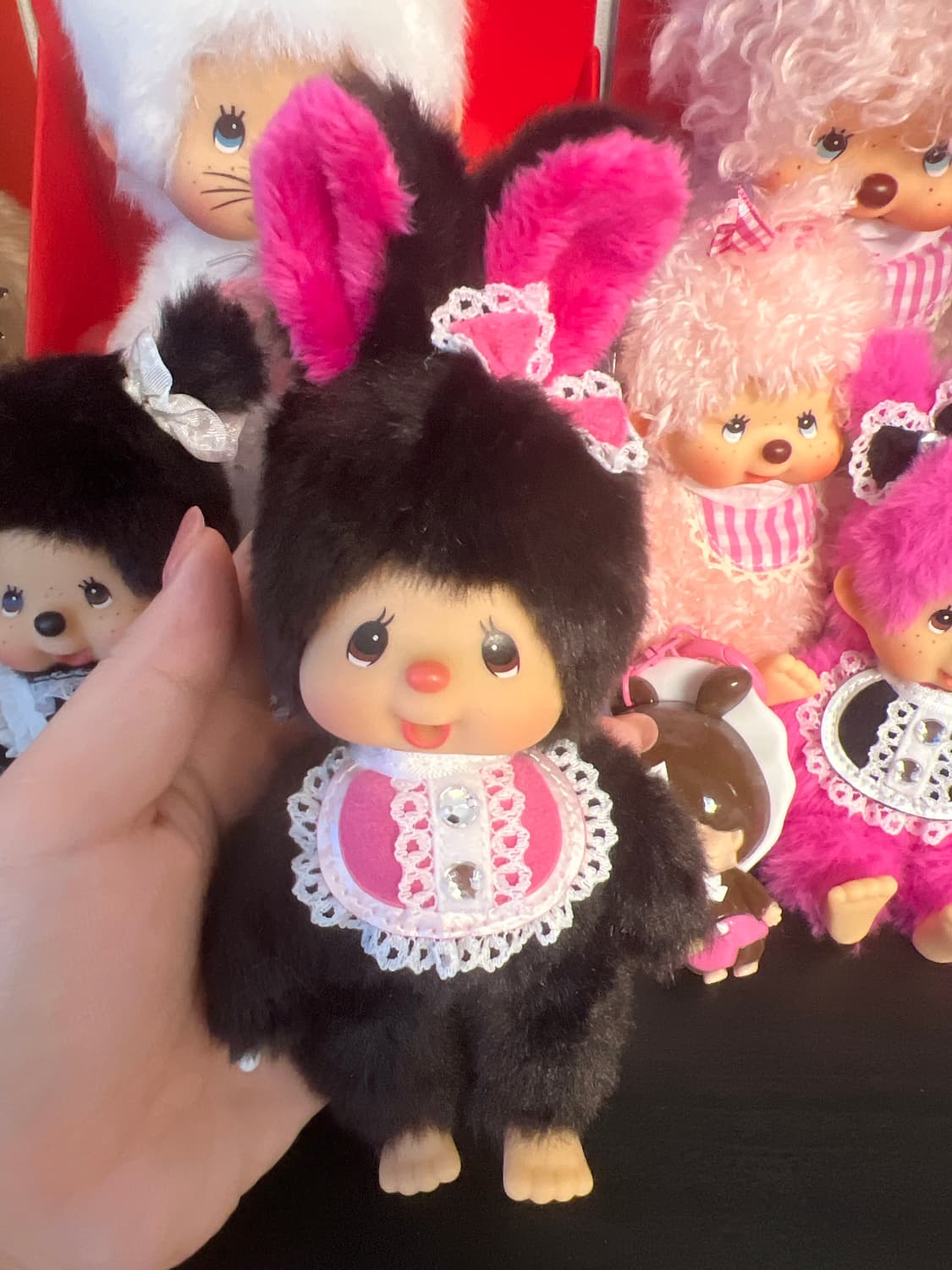 홍콩 몬치치 레이스몬치치 블랙핑크 상품이미지6