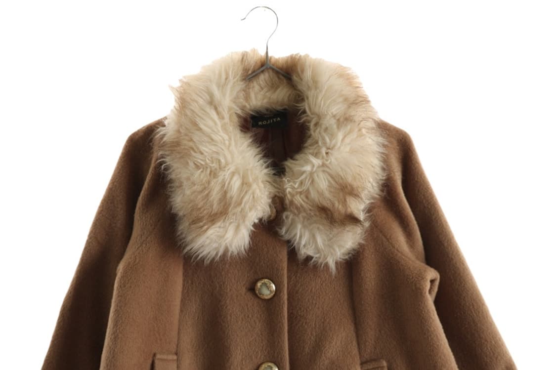 ROJITA 자켓 갸루 라떼갸루 퍼자켓 상품이미지2