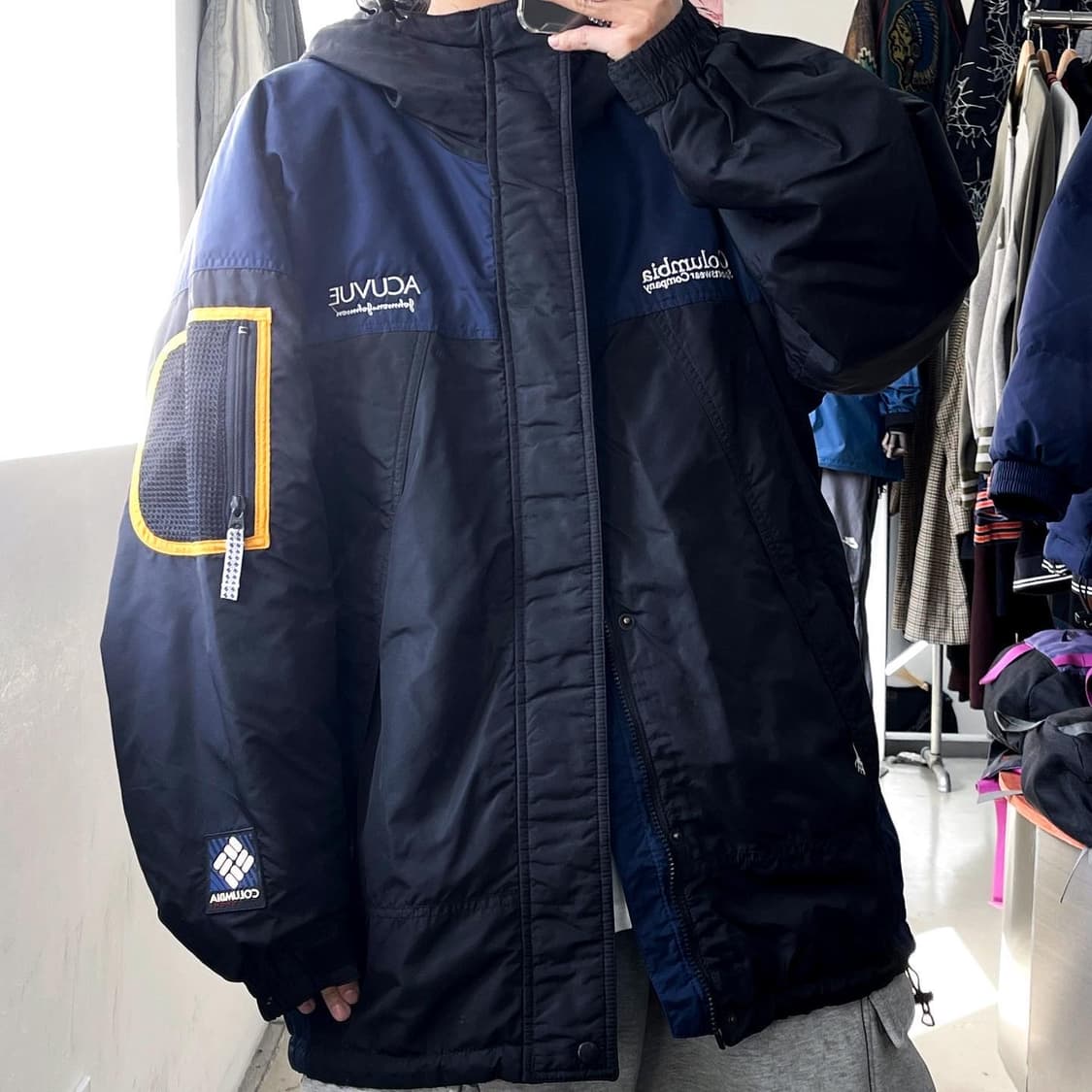 컬럼비아 90s 스포츠라인 아큐브 아웃도어 점퍼 상품이미지1