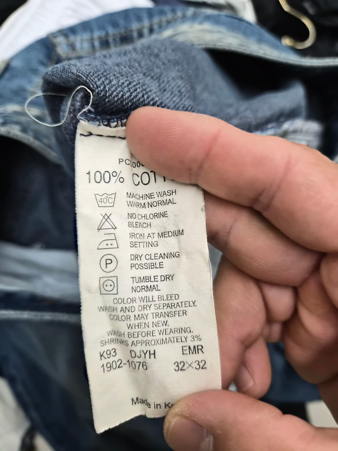 32) 리바이스 타입원 워싱진 팝니다 상품이미지5