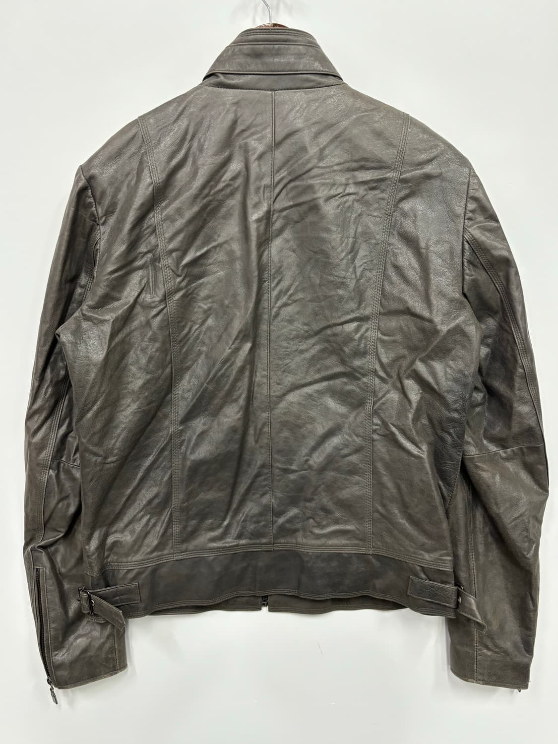 조르지오 아르마니 브라운 가죽 자켓 상품이미지2