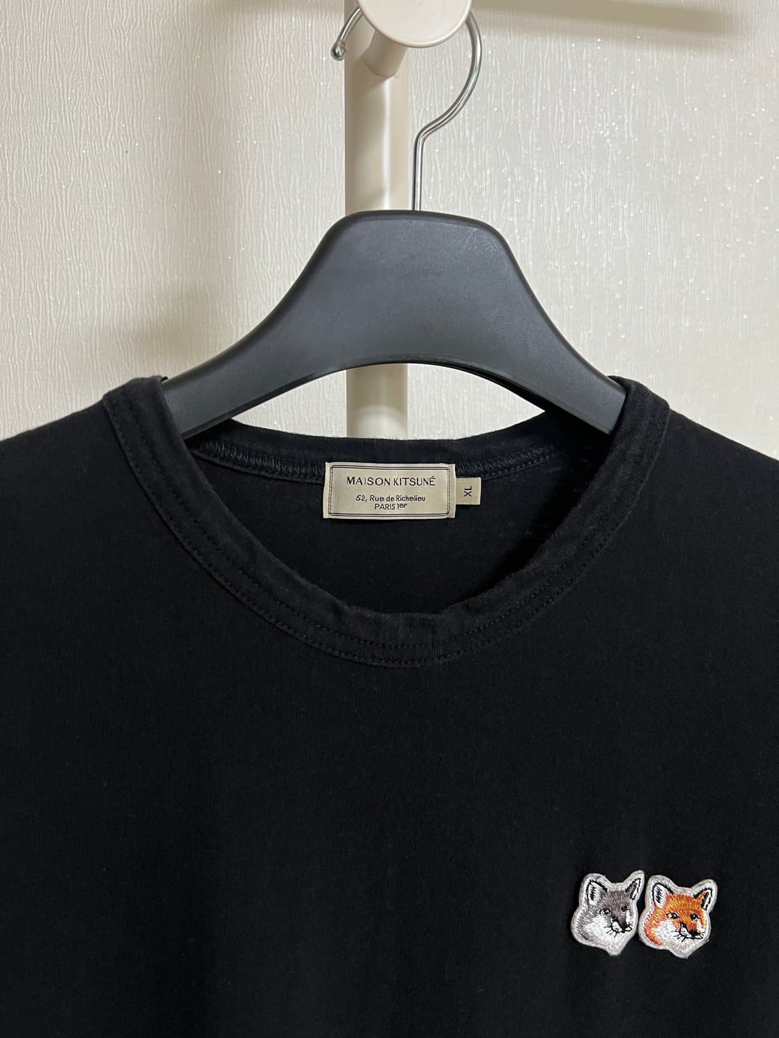 Maison Kitsuné Double Fox Head Patch T-S 상품이미지3