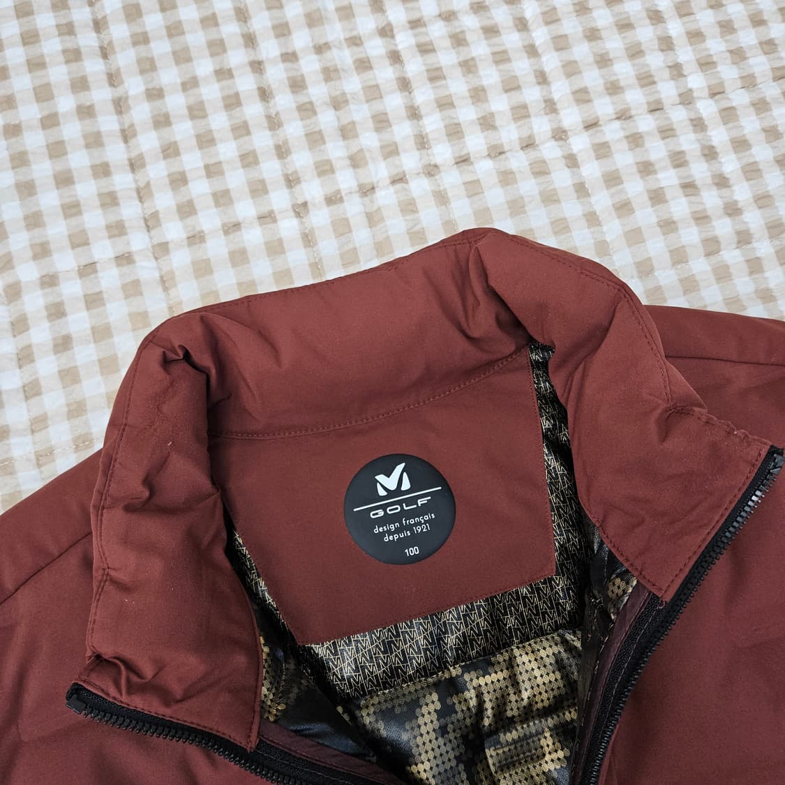 밀레 골프웨어 거위털 경량패딩 남자100~105 상품이미지3