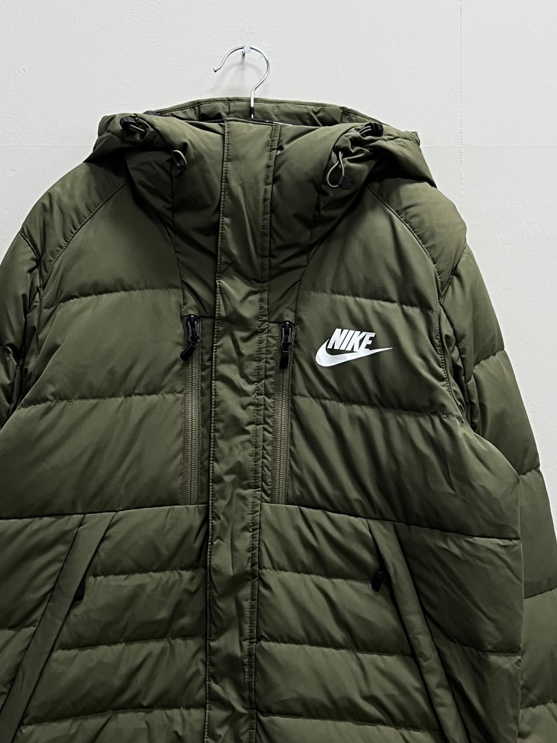 나이키 퓨추라 덕다운 롱 패딩 자켓 카키 상품이미지3