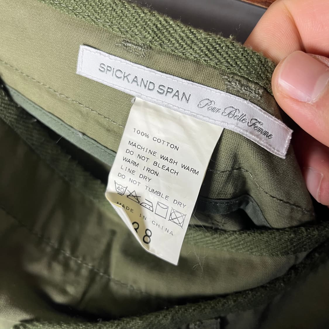 [Spick and span] 카고 랩스커트 상품이미지5