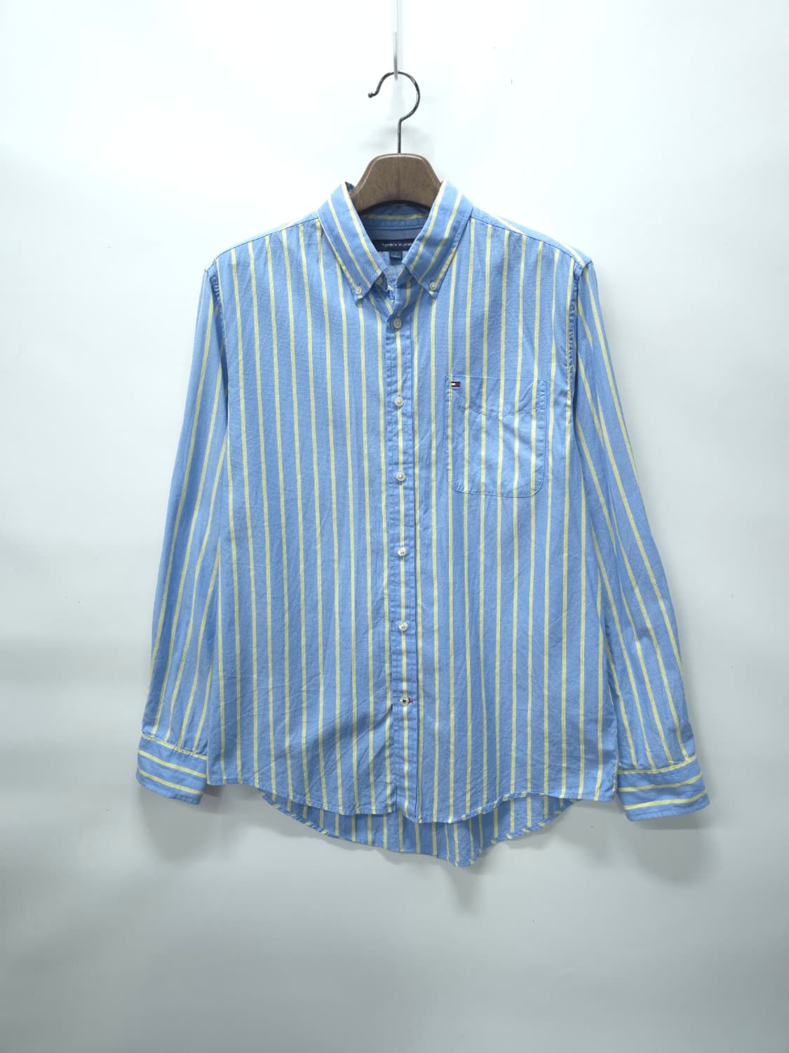 타미힐피거 화사한 옐로우 스트라이프 옥스포드 셔츠 (105) 상품이미지1