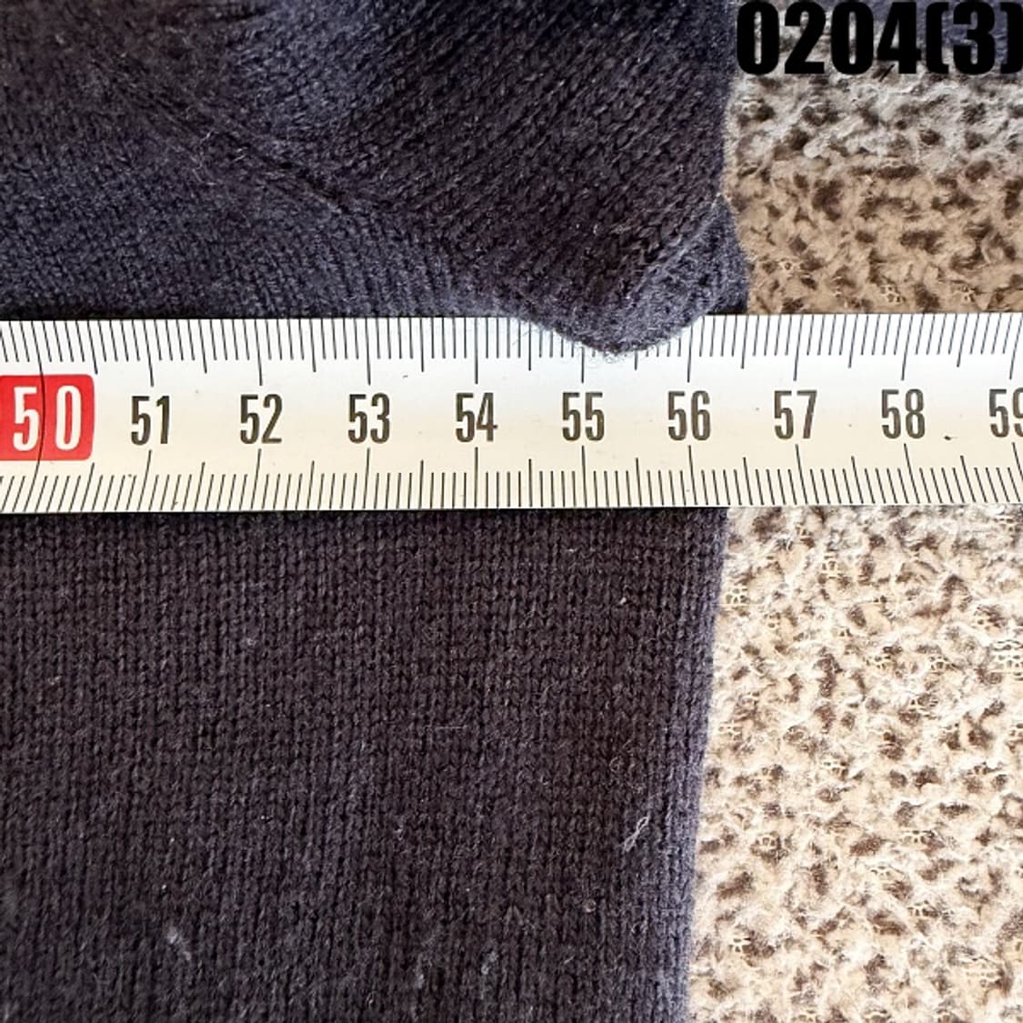 [L] 블랙앤화이트 골프웨어 울혼방 니트 스웨터 0204(3) 상품이미지7