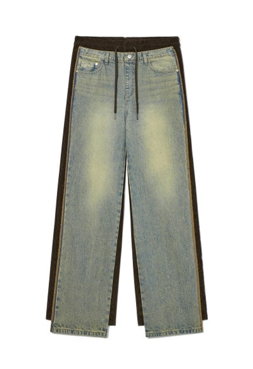 open yy front jean brown 상품이미지1