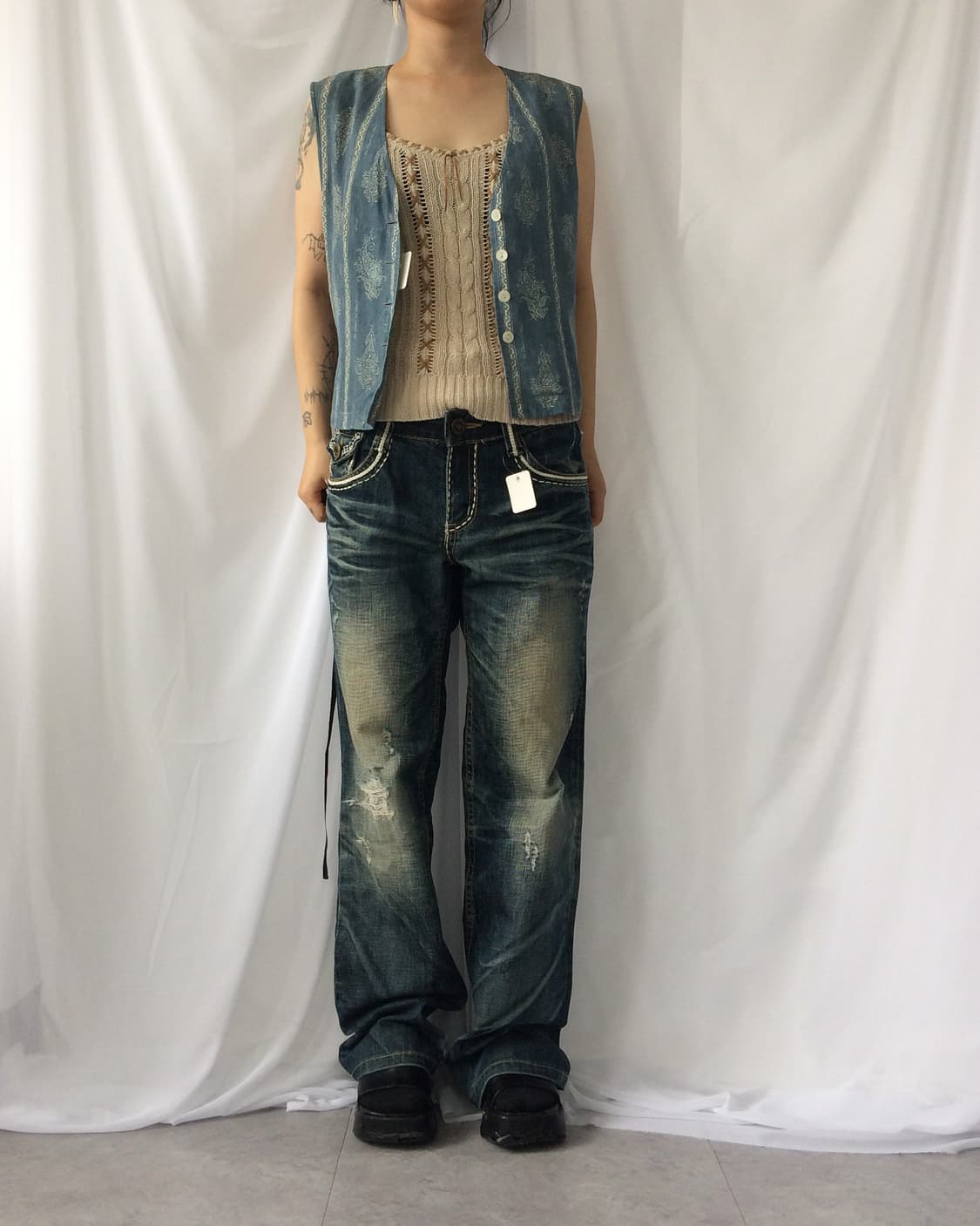 Ethnic mood vest 상품이미지5