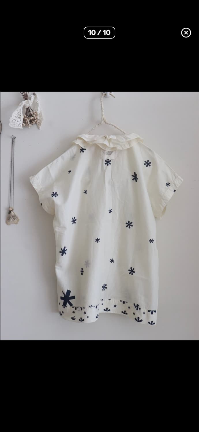 Beams boy Tori-To Frill Collar Blouse 상품이미지10