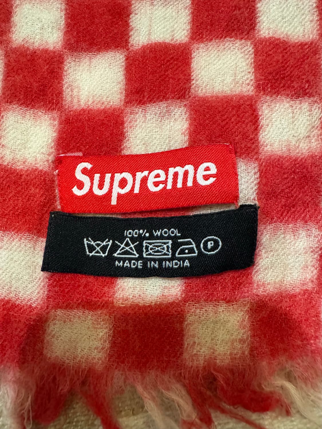 [OS] 슈프림 체커보드 울 스카프 (머플러) 상품이미지2