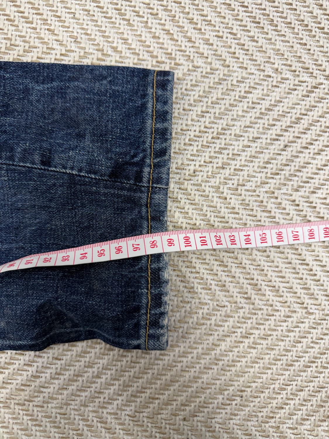 매장판정품) 디스퀘어드2  페인트 데미지 바이커진 청바지 46 상품이미지8