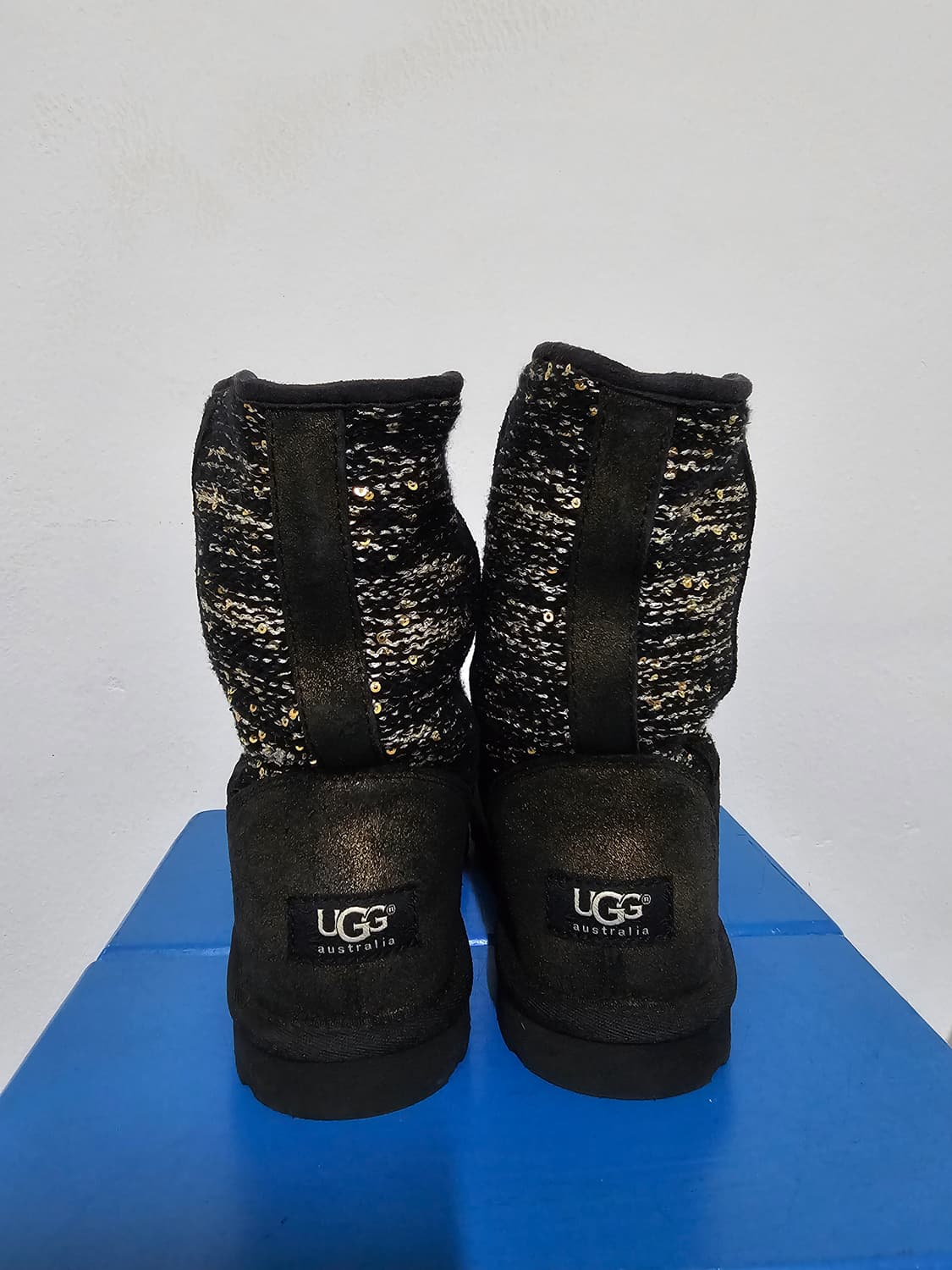 UGG 스팡클 반짝이 포인트 반부츠 230. 택없는 새제품 상품이미지1
