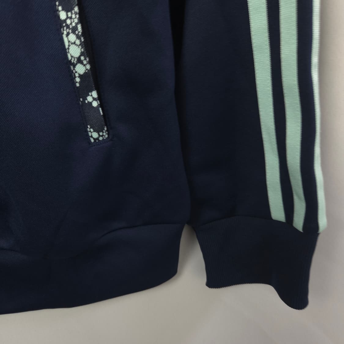 여 S 아디다스 페이즐리 패턴 민트 져지 트랙탑 트레이닝 상품이미지3