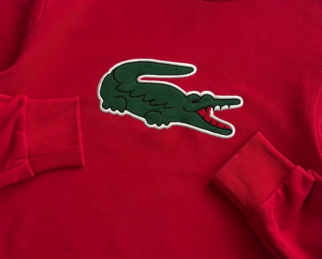 Lacoste 라코스테 빅로고 레드 맨투맨  상품이미지3