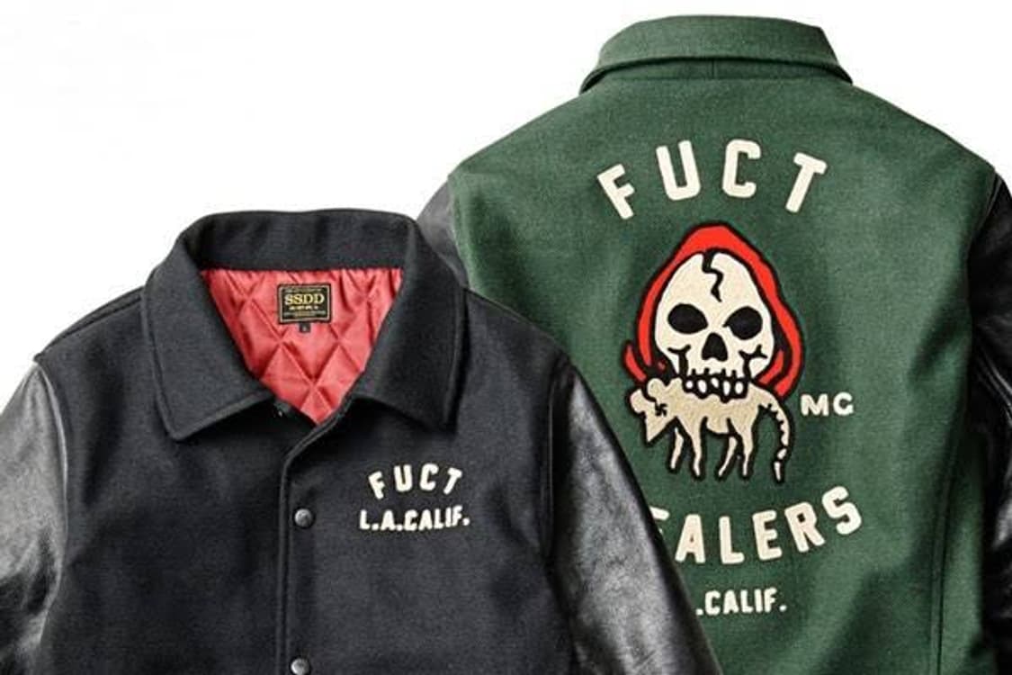 fuct ssdd 울 바시티 자켓 XL 상품이미지1