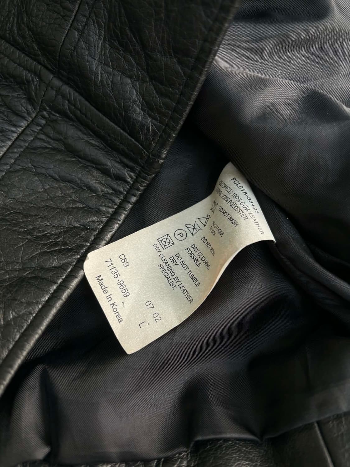 [L] 리바이스 카우하이드 레더 자켓 상품이미지6