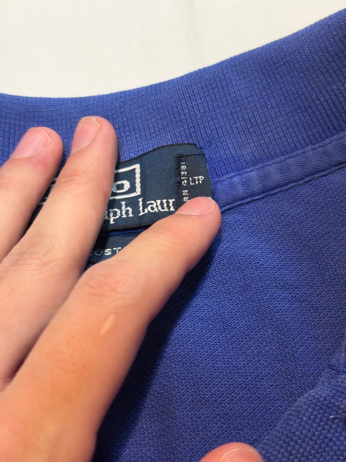 폴로 랄프로렌 빅포니 치프키프 반팔 카라티 블루 상품이미지3