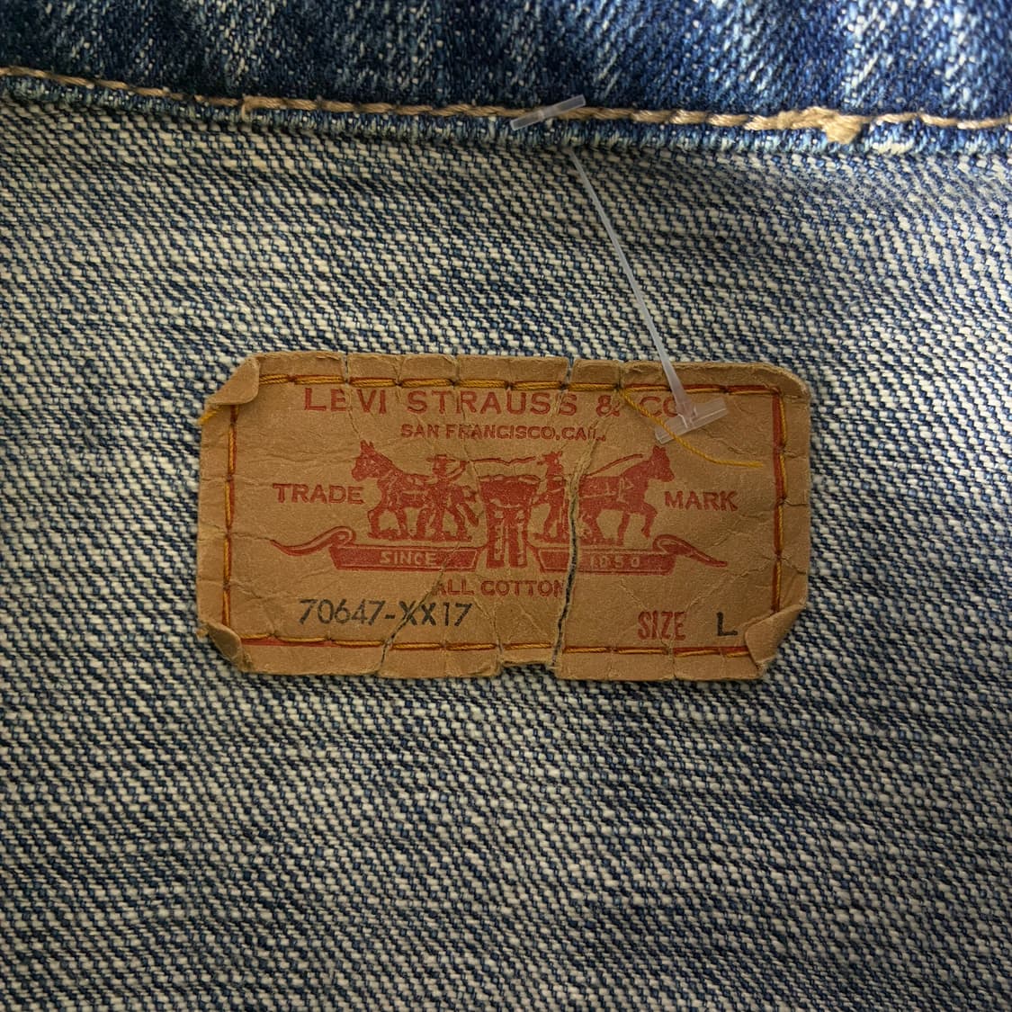 Levi‘s 리바이스 90’s type1 데님 트러커 자켓 상품이미지5