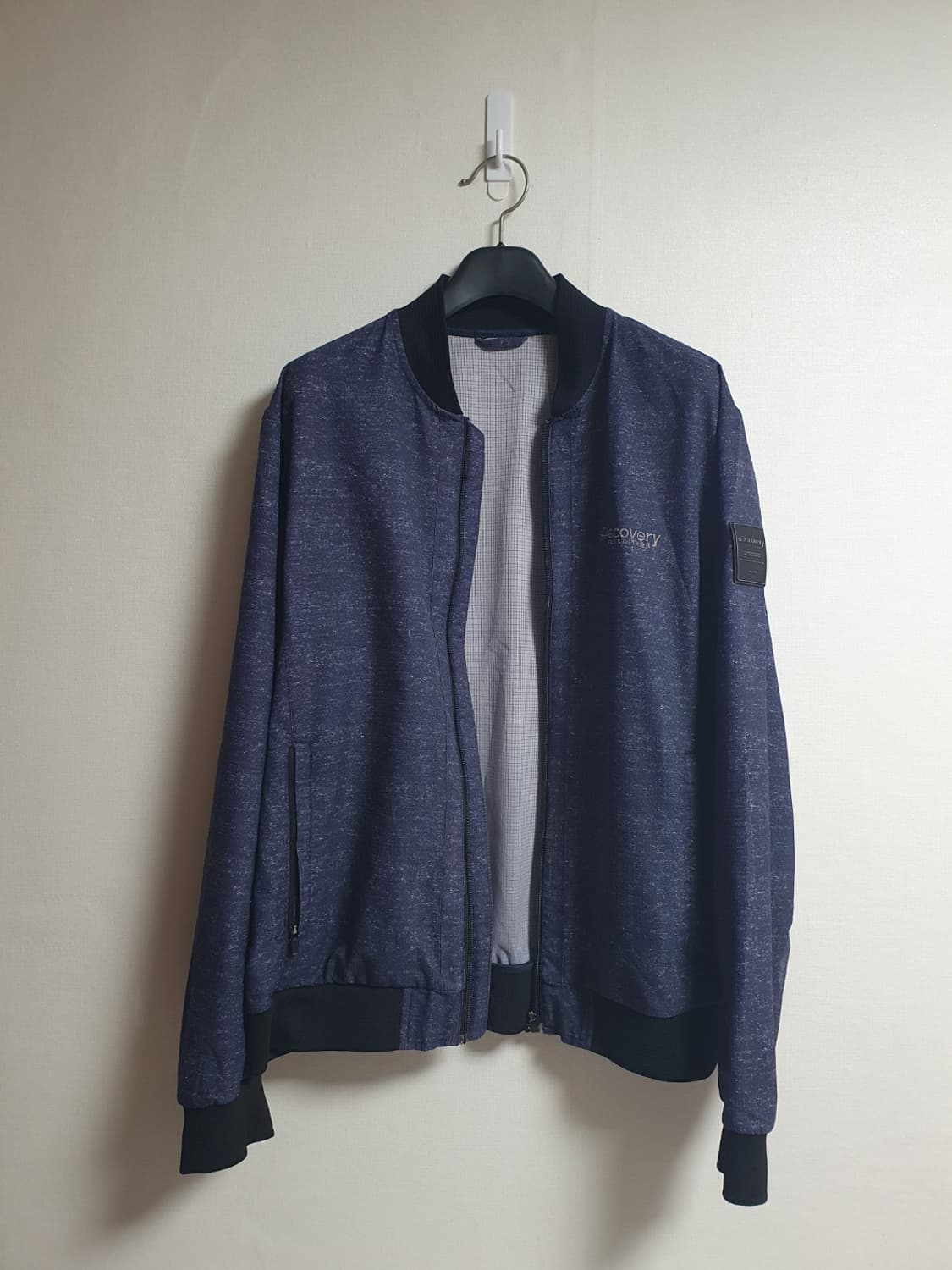 디스커버리 헤링본 네이비 블루종 자켓 남성100 상품이미지2