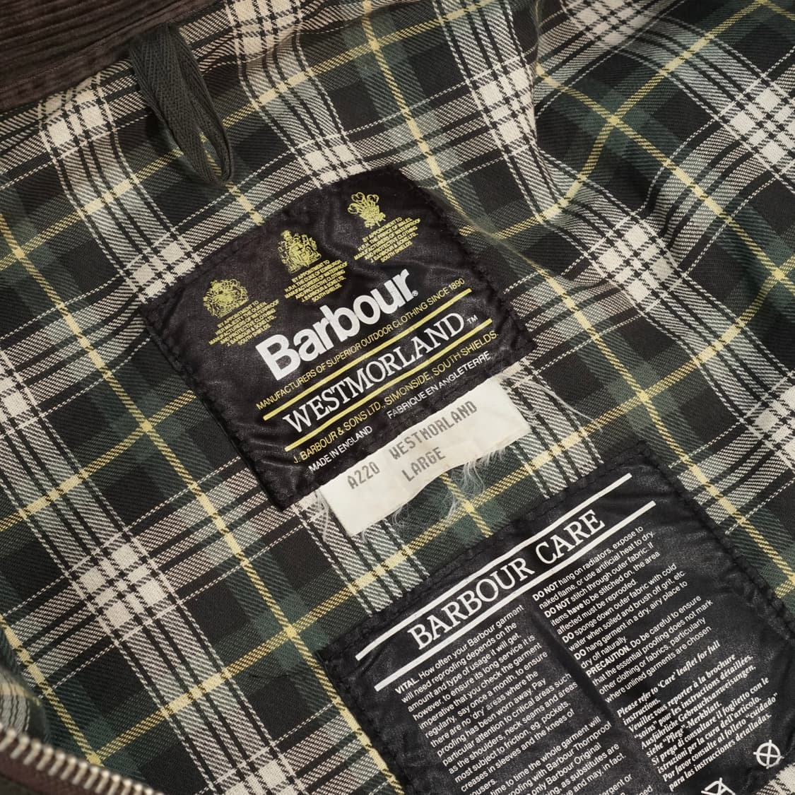 바버 웨스트모어랜드 왁스 코팅 베스트 상품이미지7