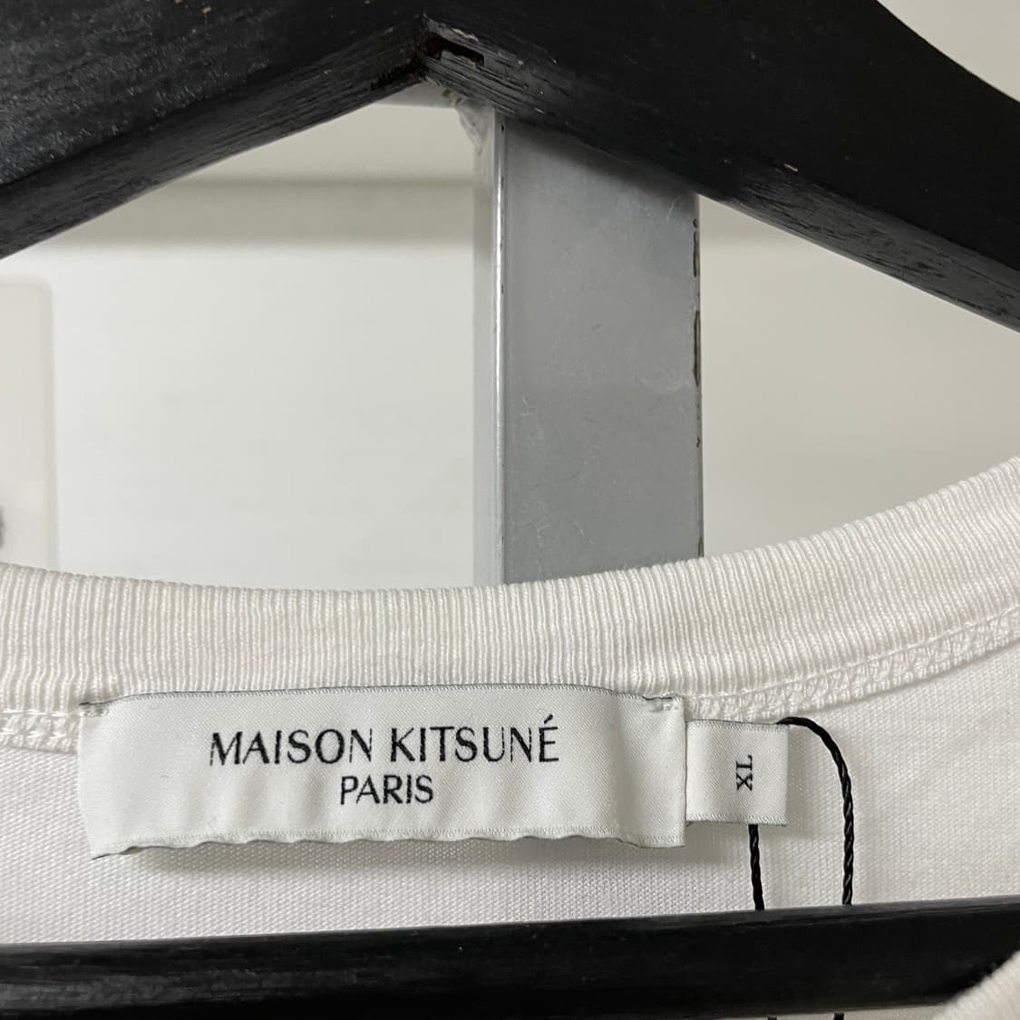 메종키츠네 폭스 반팔 티셔츠 화이트 XL 상품이미지5